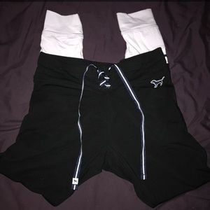 VS PINK Cotton Lace-Up Campus Legging Medium